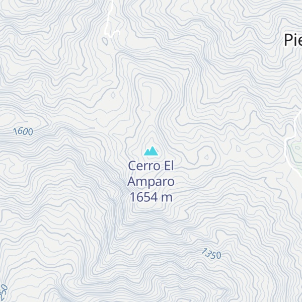 Map of Cerro El Amparo