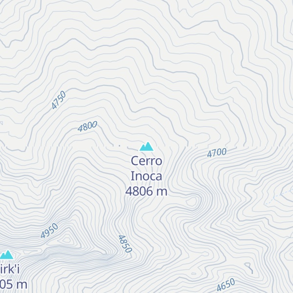 Map of Cerro Inoca