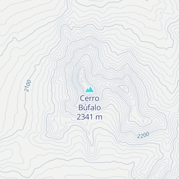Map of Cerro Búfalo