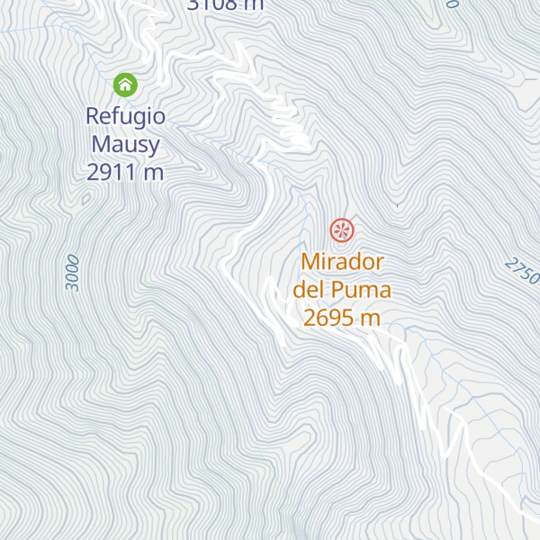 Map of Refugio San Antonio