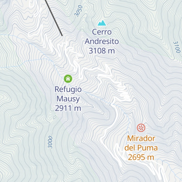 Map of Refugio UNCuyo
