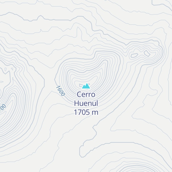 Map of Cerro Huenul