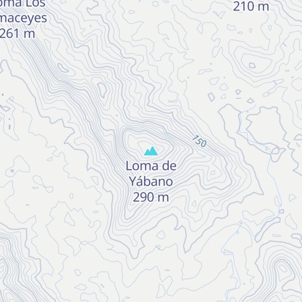 Map of Loma de Yábano