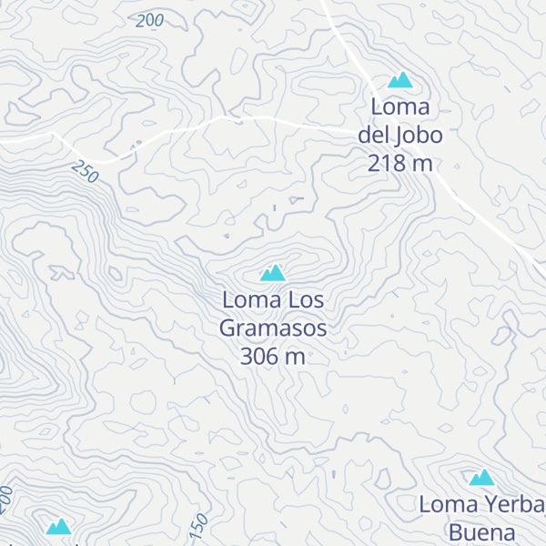 Map of Loma Los Gramasos