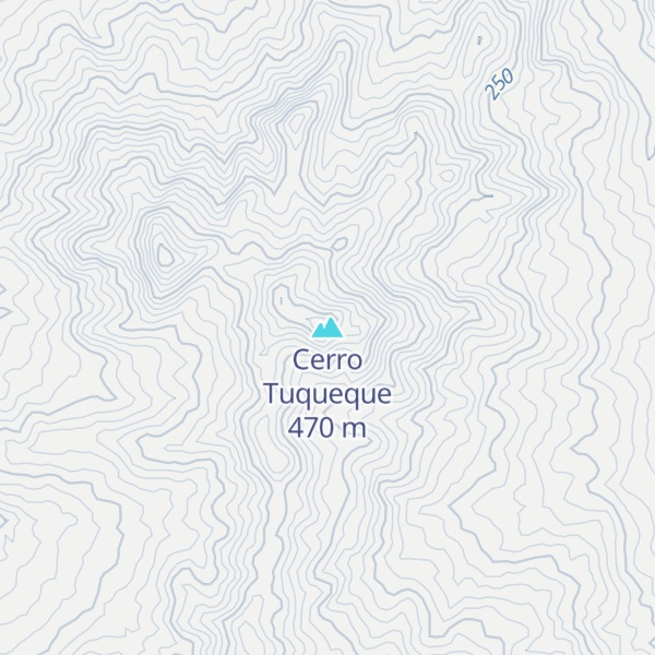 Map of Cerro Tuqueque