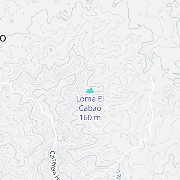 Map of Loma El Cabao