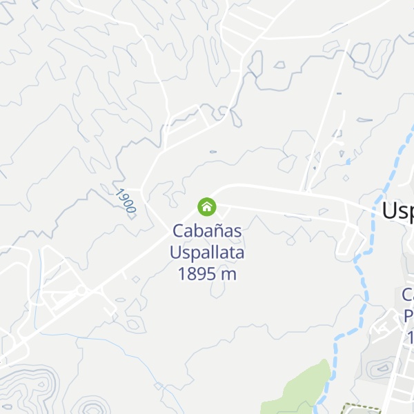 Map of Cabañas Uspallata