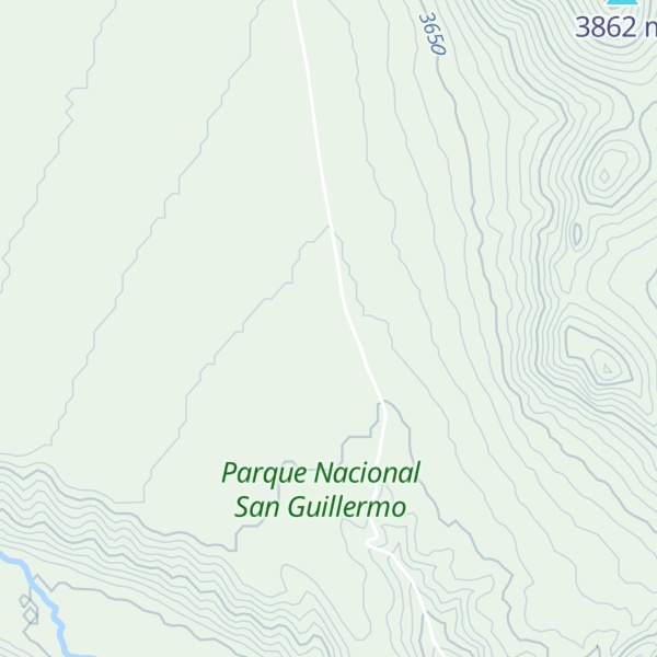 Map of Cerro La Gloria
