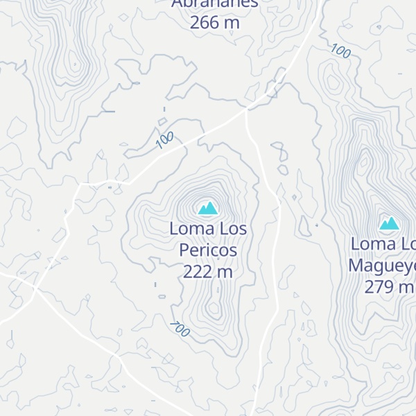 Map of Loma Los Pericos
