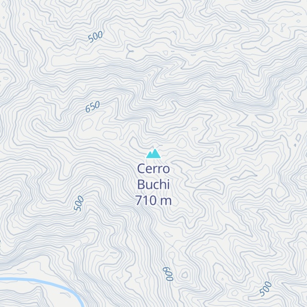 Map of Cerro Buchi