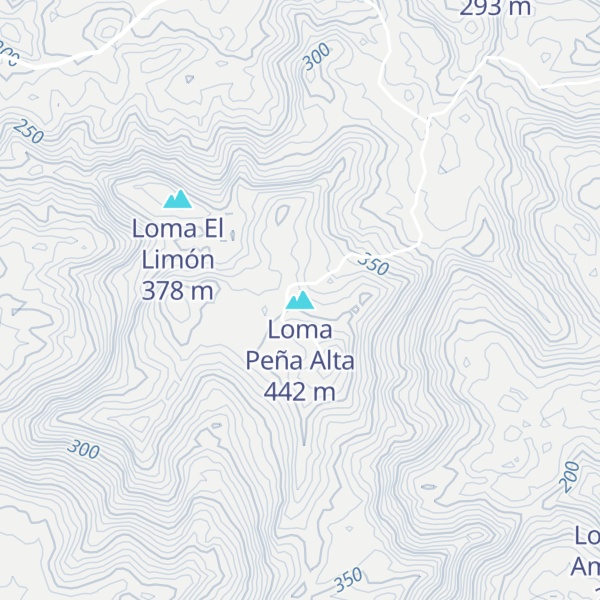 Map of Loma Peña Alta