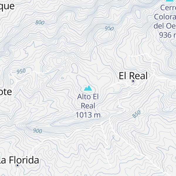 Map of Alto El Real