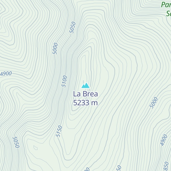 Map of La Brea