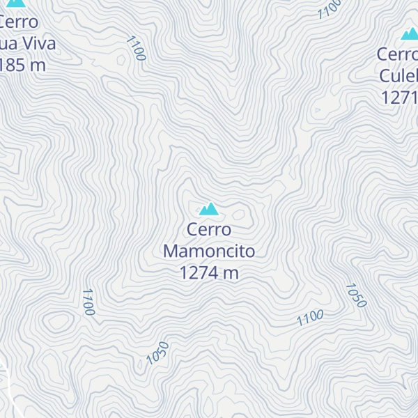 Map of Cerro Mamoncito