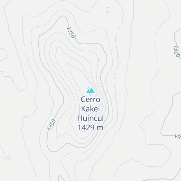 Map of Cerro Kakel Huincul