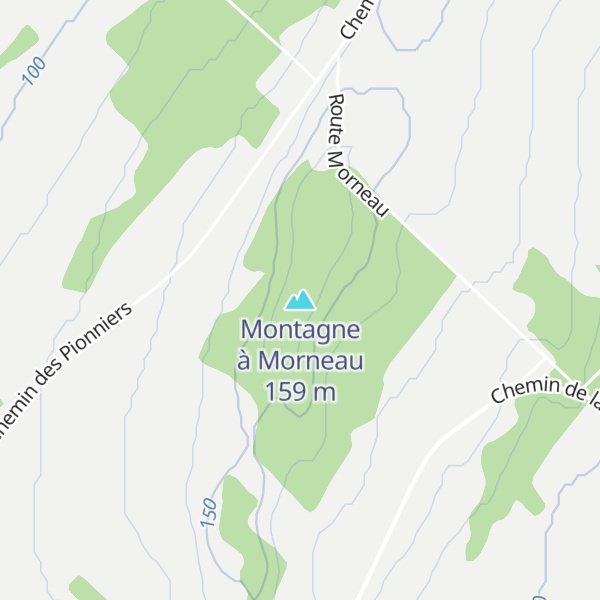 Map of Montagne à Morneau