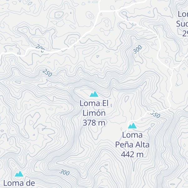 Map of Loma El Limón