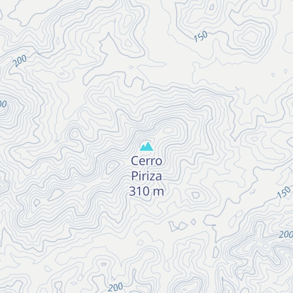 Map of Cerro Piriza