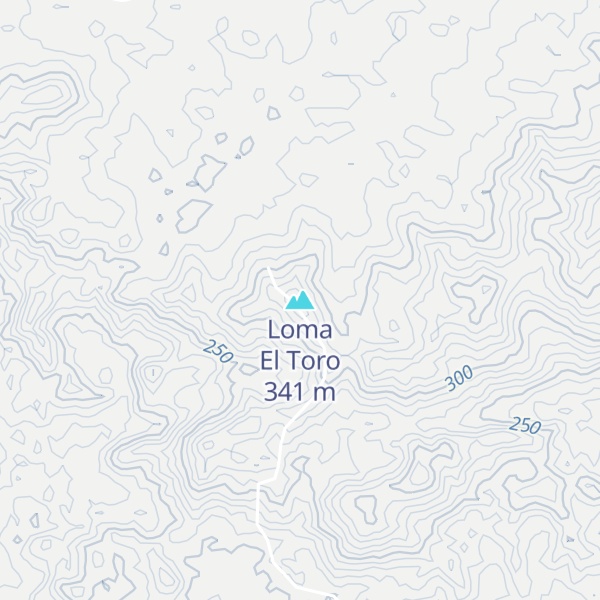 Map of Loma El Toro