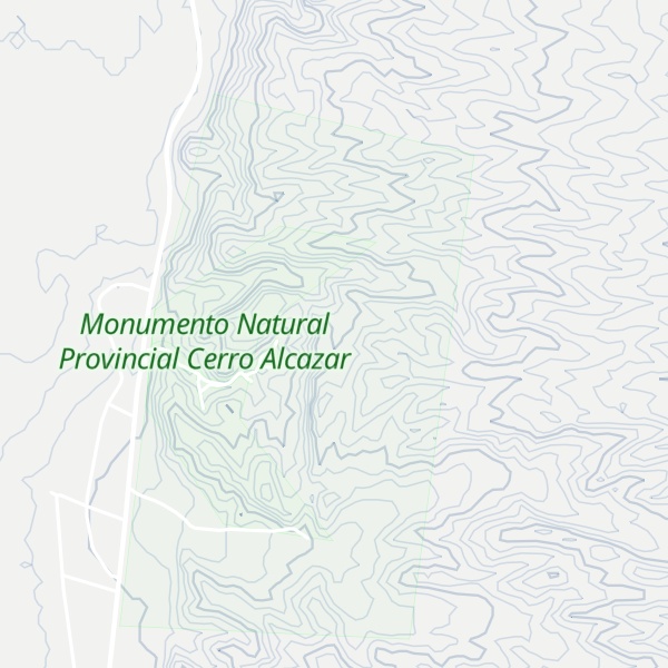 Map of Cerro Alcazar