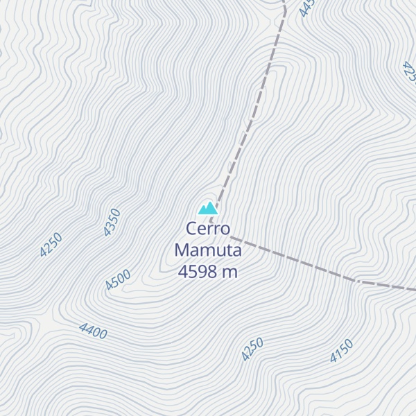 Map of Cerro Mamuta