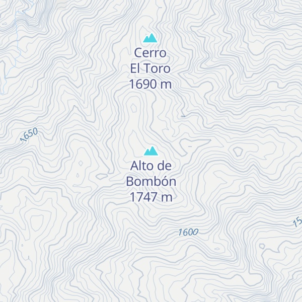Map of Alto de Bombón