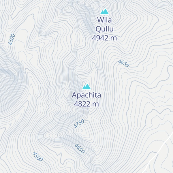 Map of Apachita
