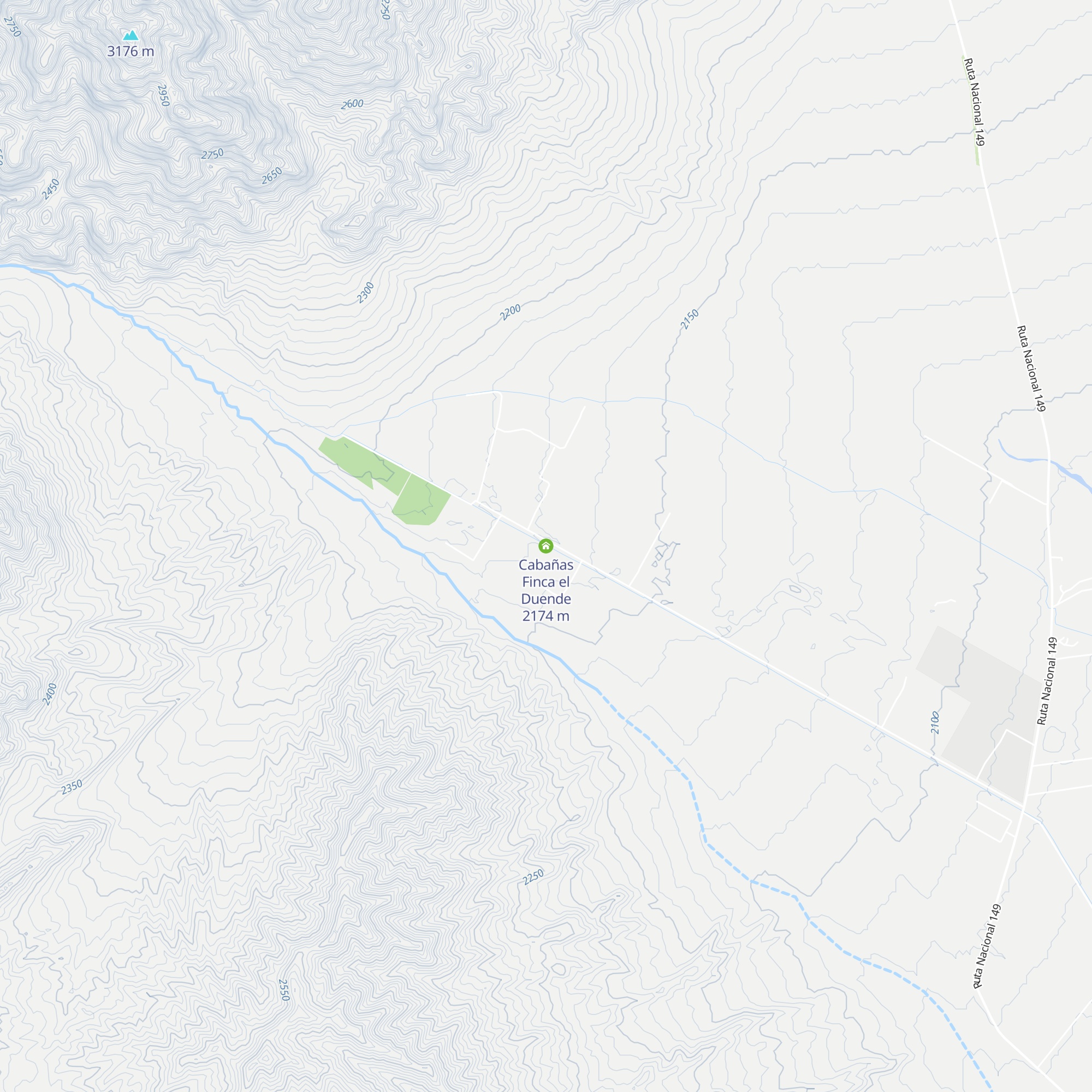 Cabañas Finca el Duende map