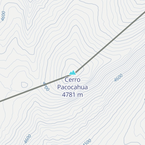 Map of Cerro Pacocahua