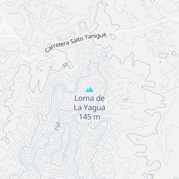 Map of Loma de La Yagua