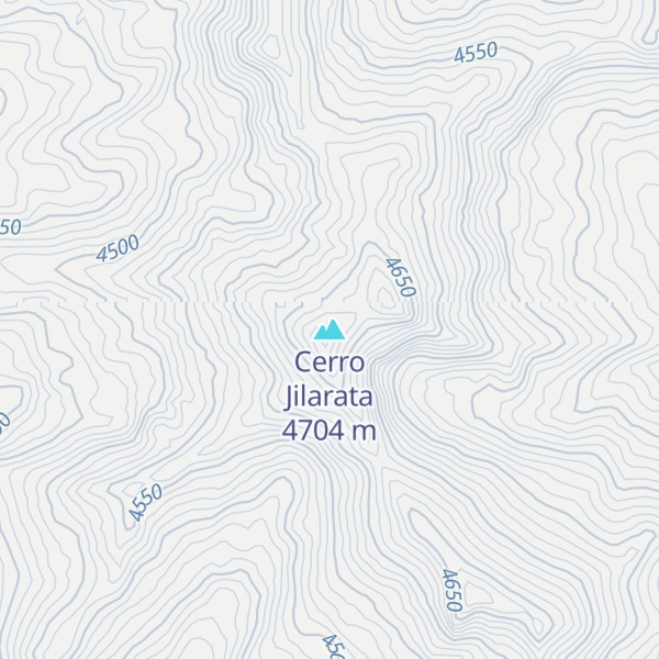 Map of Cerro Jilarata