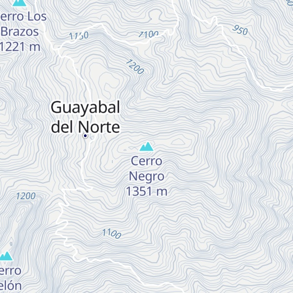 Map of Cerro Negro