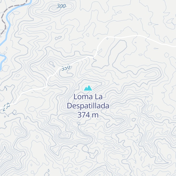 Map of Loma La Despatillada