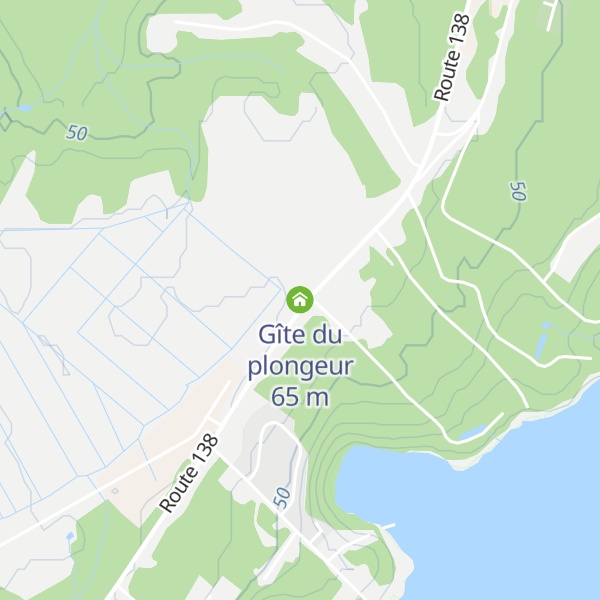Map of Gîte du plongeur