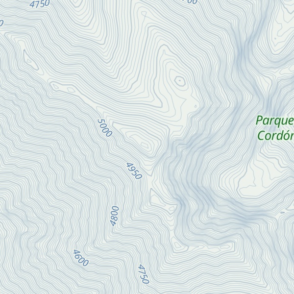 Map of Cerro Blanco