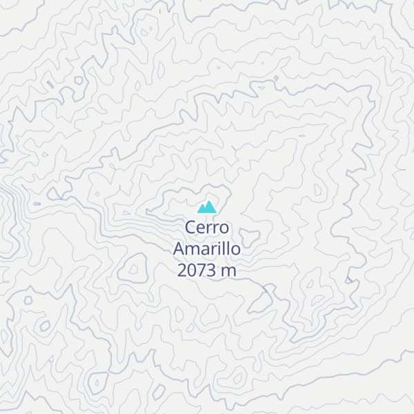 Map of Cerro Amarillo