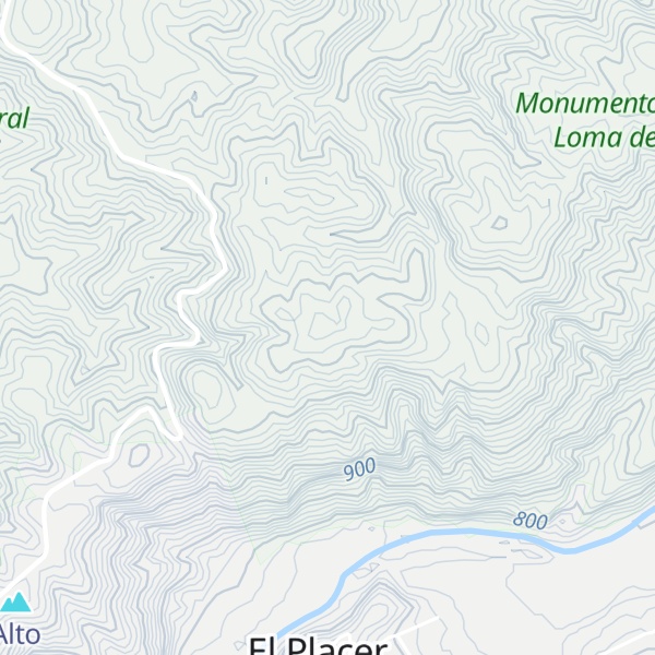 Map of Alto Negro