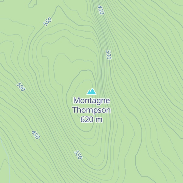 Map of Montagne Thompson