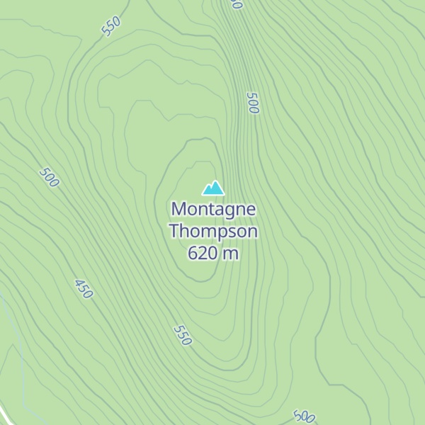 Map of Sommet Rousseau