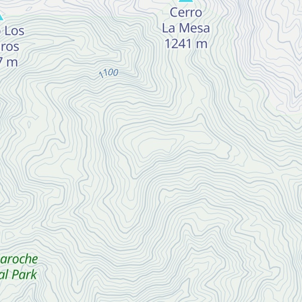 Map of Cerro de Simara