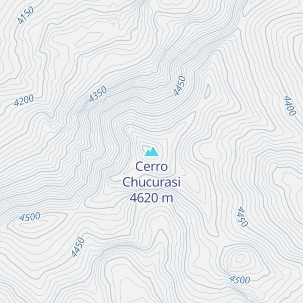Map of Cerro Chucurasi