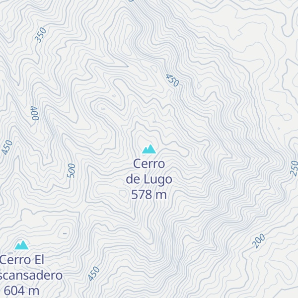 Map of Cerro de Lugo