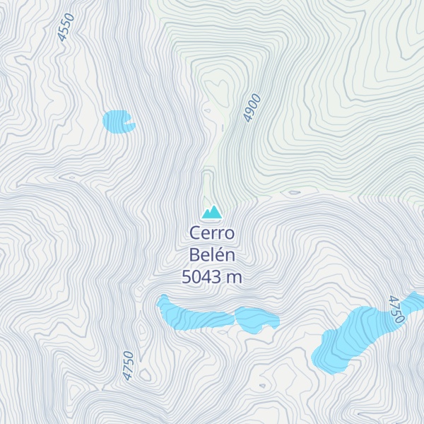 Map of Cerro Belén