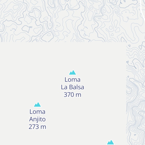 Map of Loma La Balsa