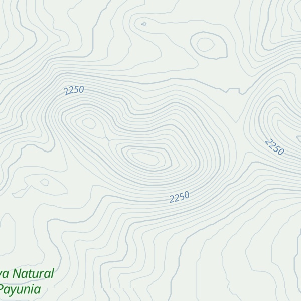 Map of Cerro Cortaderal