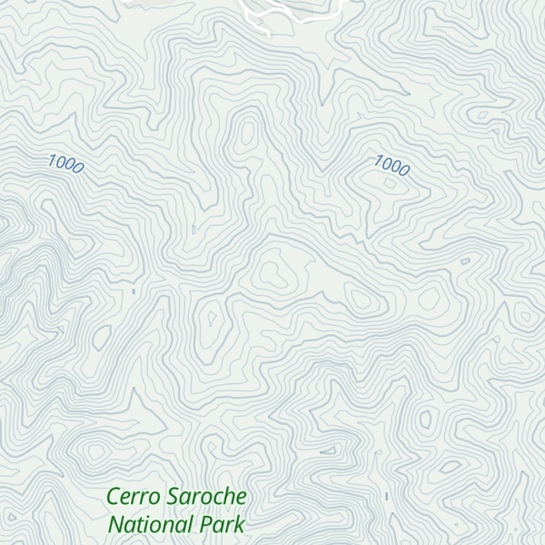 Map of Cerro La Lagunita