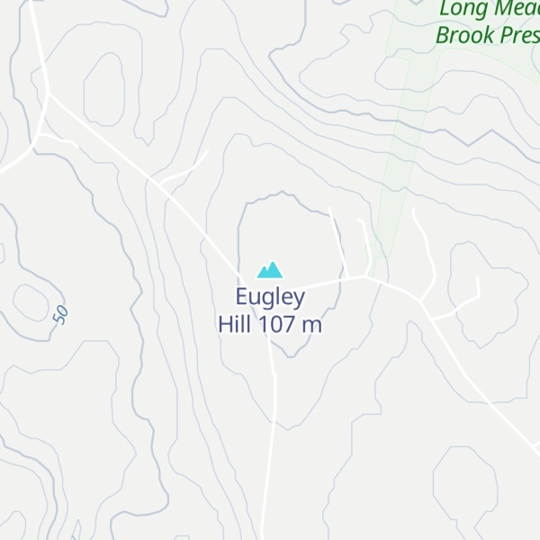 Map of Eugley Hill