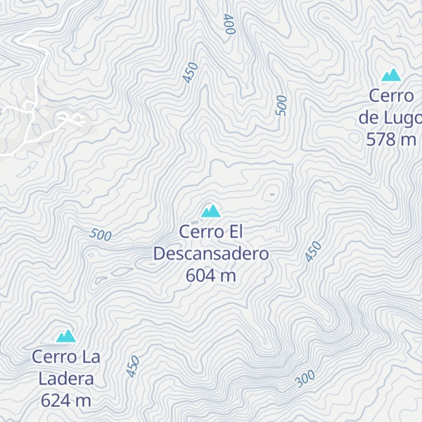 Map of Cerro El Descansadero
