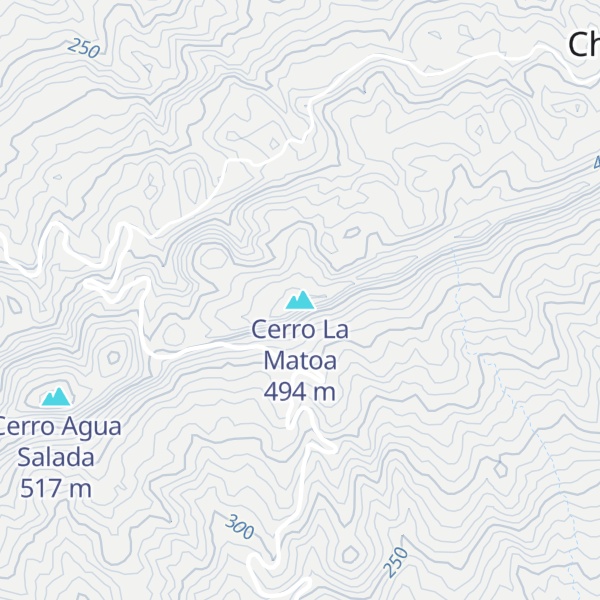 Map of Cerro La Matoa