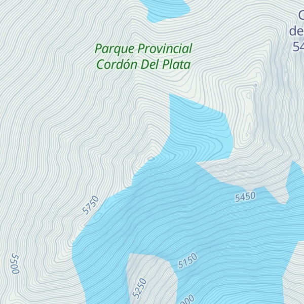 Map of Cerro El Plata